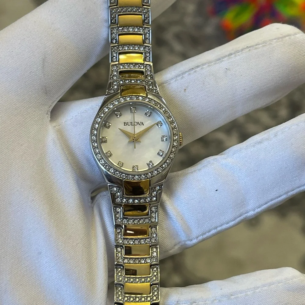 Bulova Crystal Collection Women’s Watch 98L198 - Picture 3 of 9